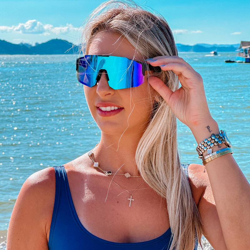 SUPER Óculos de Sol para Corrida Ciclismo e Beach Tennis