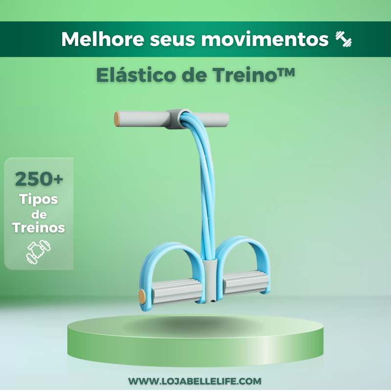 Super Elástico de Treino Caseiro - 250+ Variações de Treinos - Versátil e Fácil de Usar