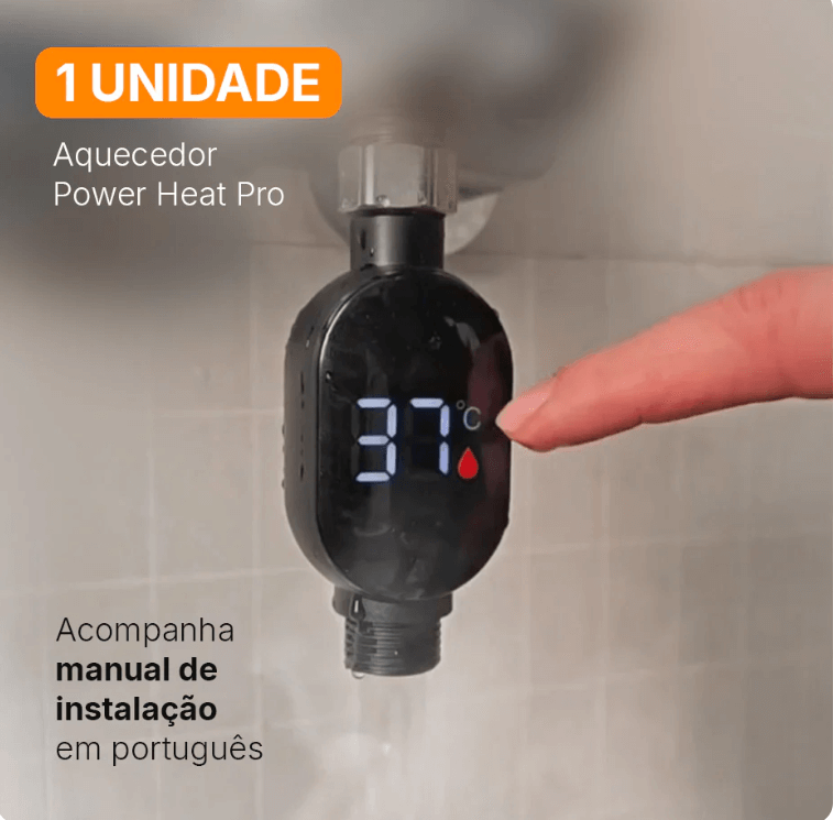 Super Termômetro Torneira Power Heat Pró - Potente e Econômico – [LANÇAMENTO 2025]