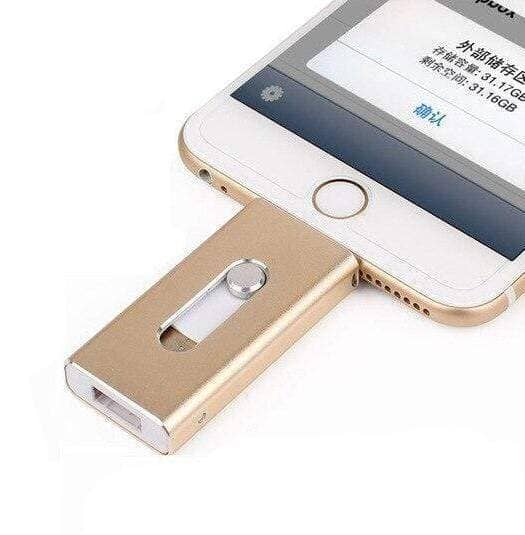 Mega Pen Drive de Celular 4 em 1 - Multi Operacional.