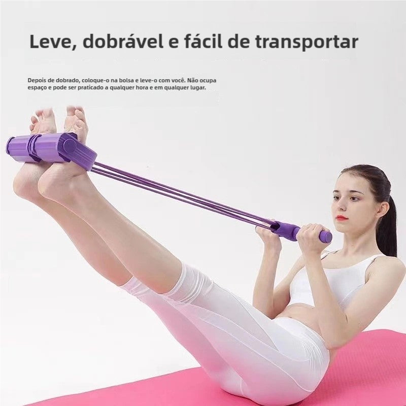 Super Elástico de Treino Caseiro - 250+ Variações de Treinos - Versátil e Fácil de Usar