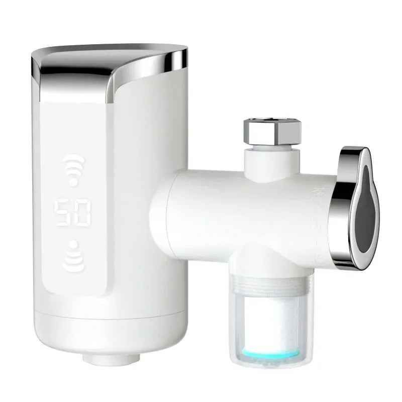 Super Aquecedor Instantâneo com termômetro Digital – Recarregável e Sem Fio!