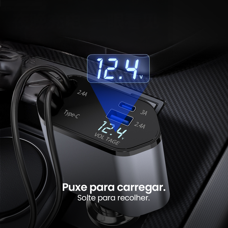 Super Carregador Portátil Max - 4 em 1 Speed Pro.