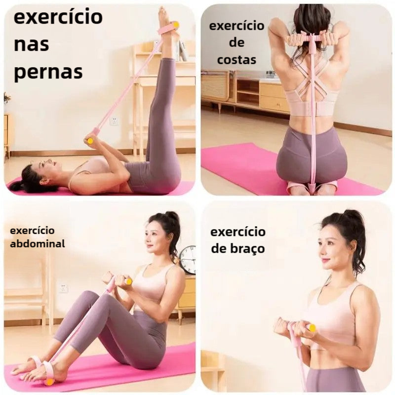 Super Elástico de Treino Caseiro - 250+ Variações de Treinos - Versátil e Fácil de Usar