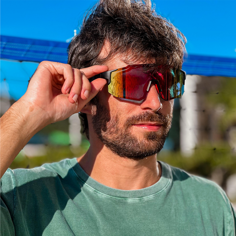 SUPER Óculos de Sol para Corrida Ciclismo e Beach Tennis