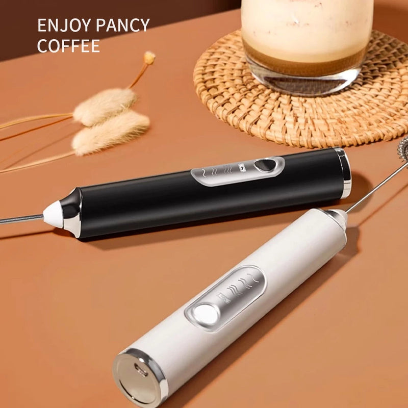 SUPER Batedor Misturador Mixer Elétrico para Bebidas Leite Café Portátil